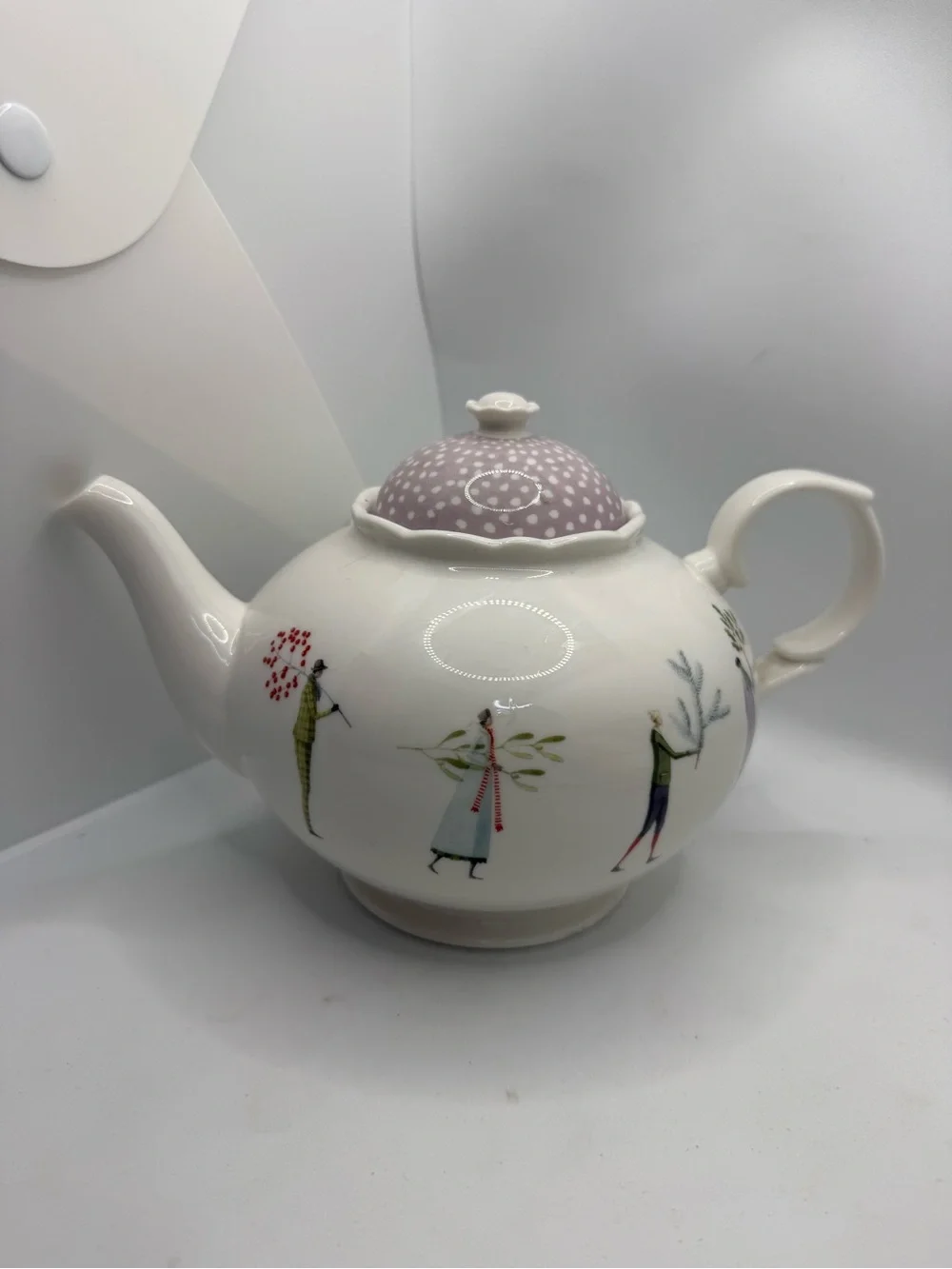 Vintage Portmeirion “A Fine Romance”  Porcelain Teapot